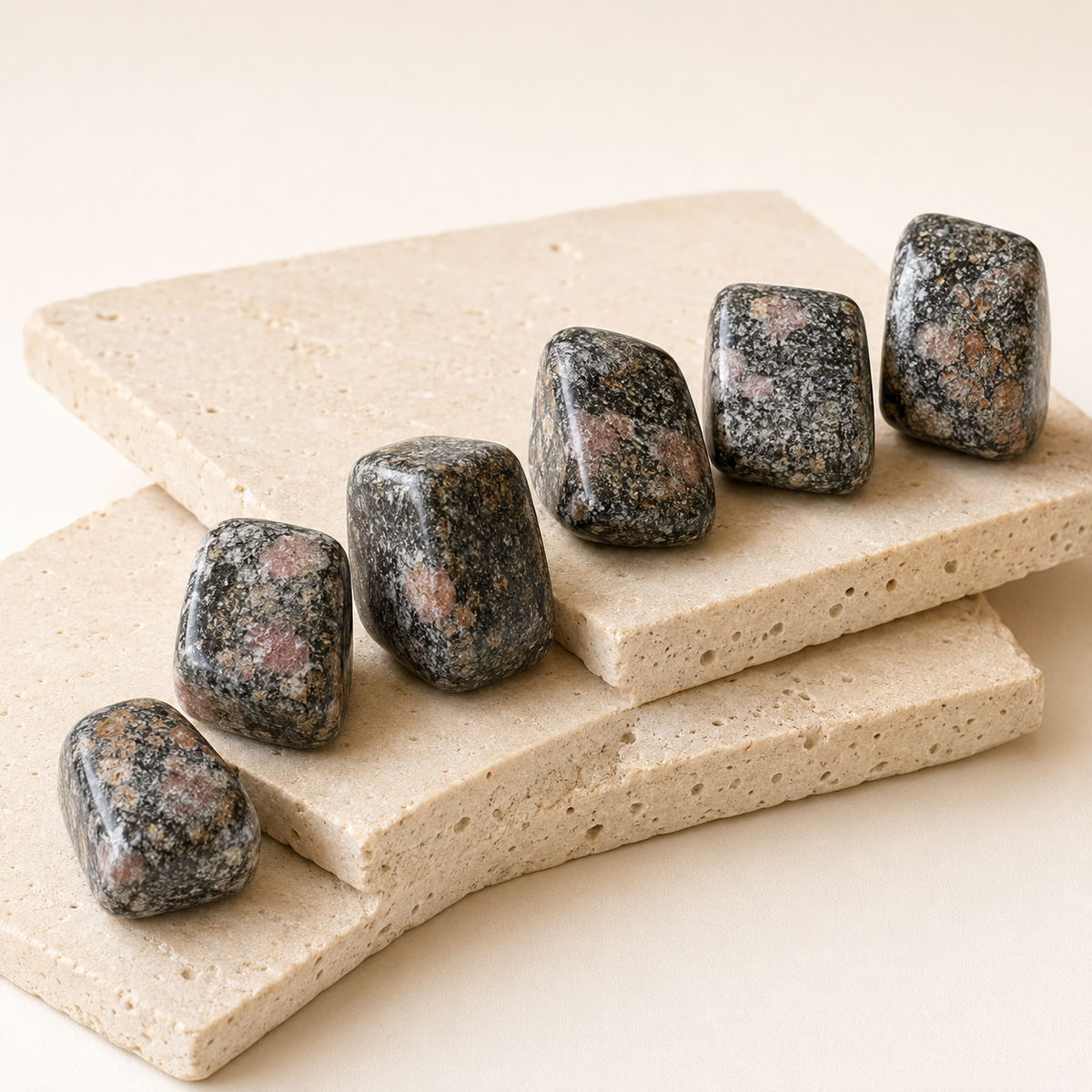 Spinelle Matrix Tumbled Crystals(Physical Strength and Promotes Longevity)