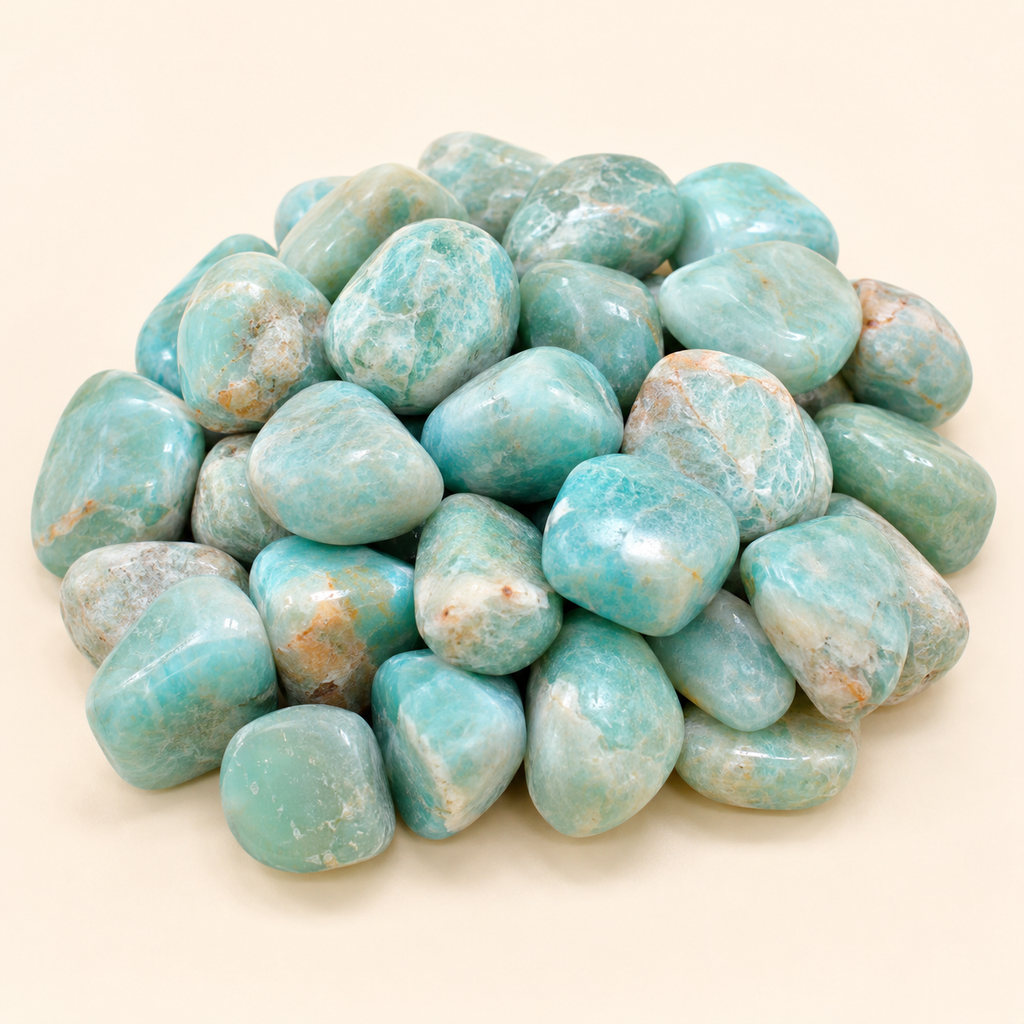 Amazonite Tumbled Crystals(Alignment Of Chakra & Breaking Addictions)