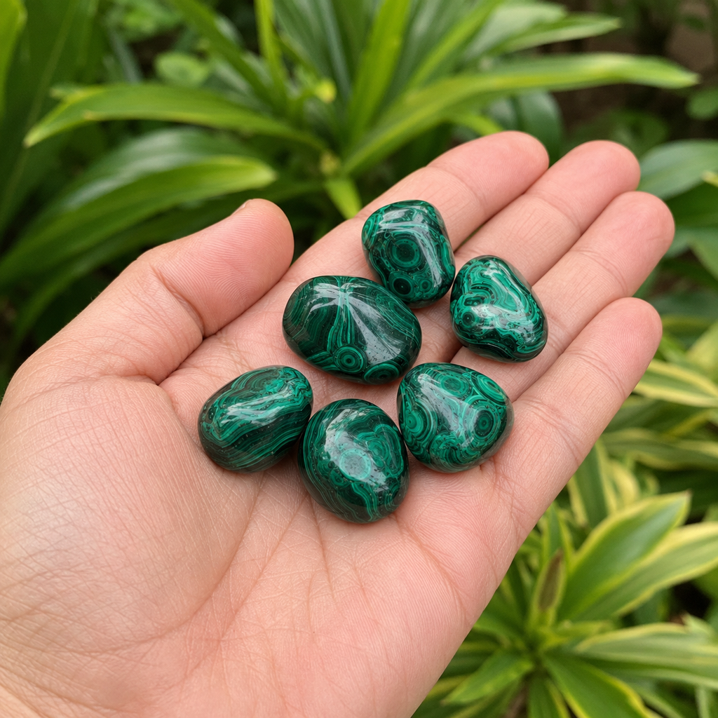 Malachite Tumbled Crystals (Leadership and Travel) | | Wiccan Center