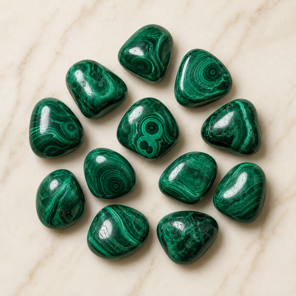 Malachite Tumbled Crystals (Leadership and Travel) | | Wiccan Center