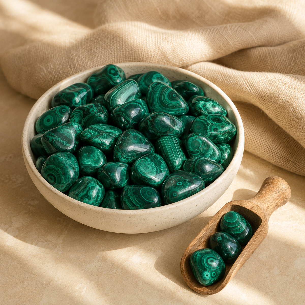 Malachite Tumbled Crystals (Leadership and Travel) | | Wiccan Center