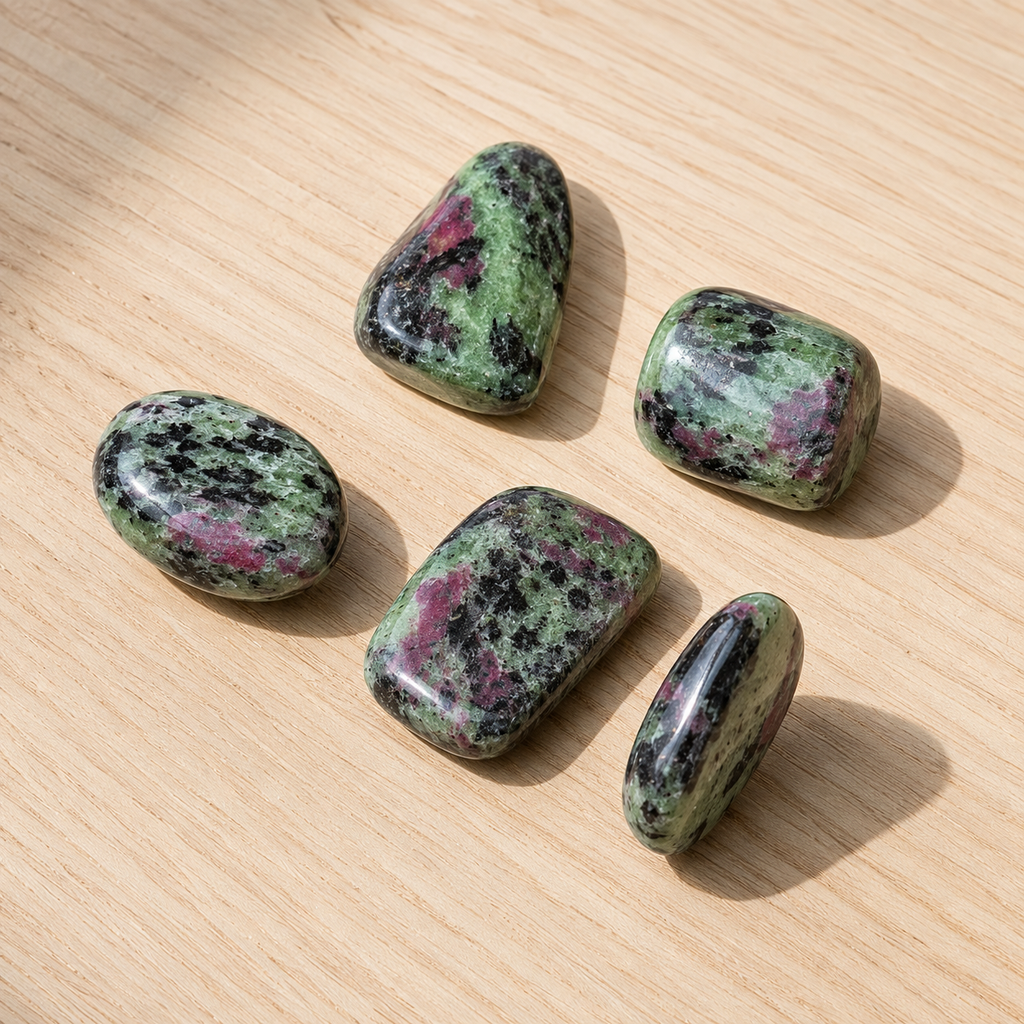 Ruby Zosite Tumbled Crystals(Confidence and Courage )