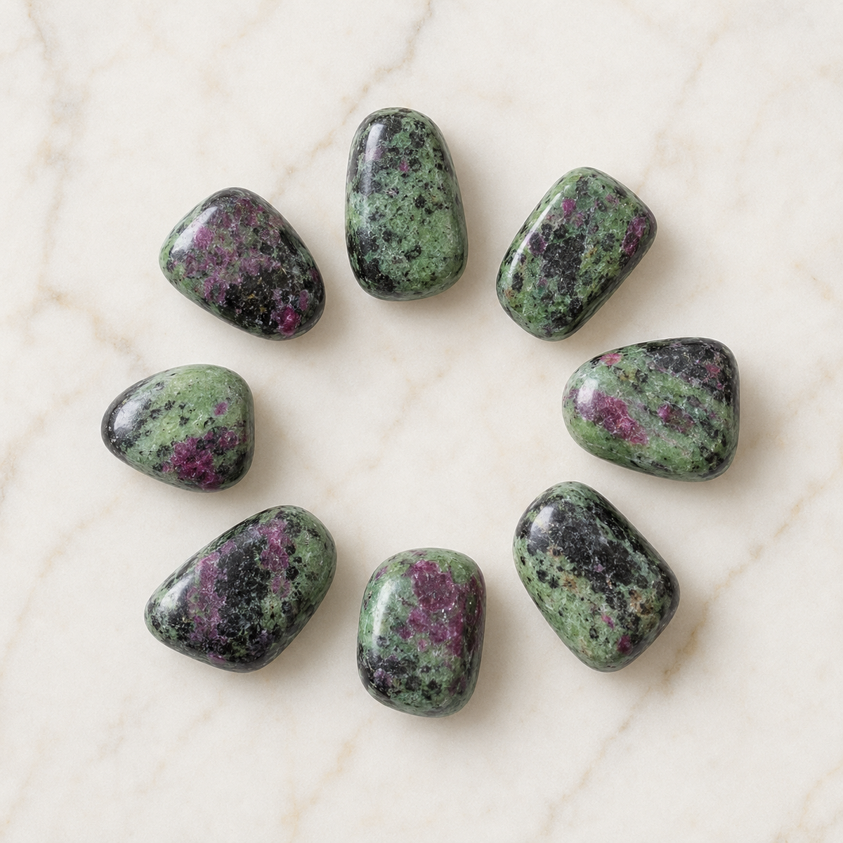 Ruby Zosite Tumbled Crystals(Confidence and Courage )