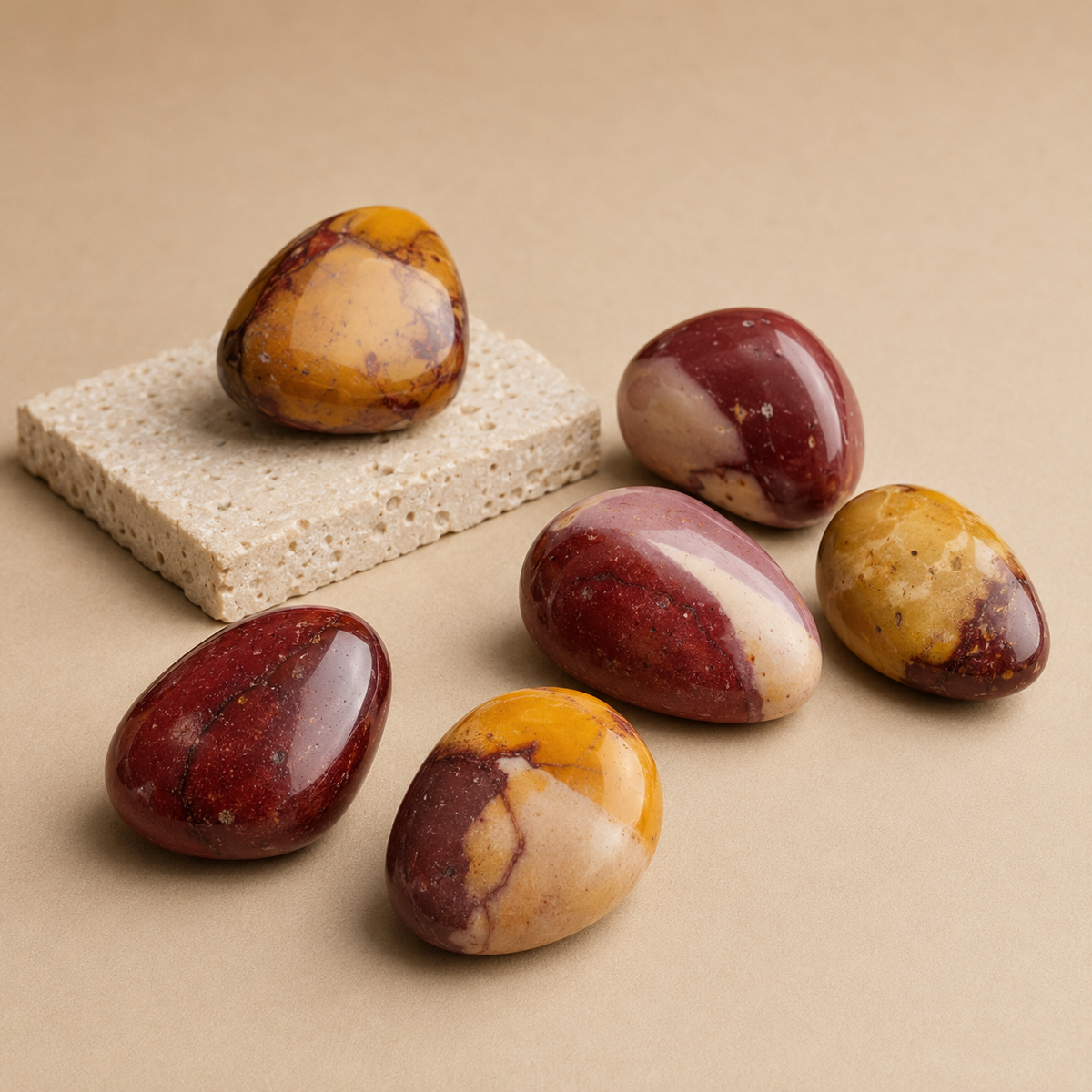 Mookaite Tumbled Crystals(Manifestation and Prosperity)