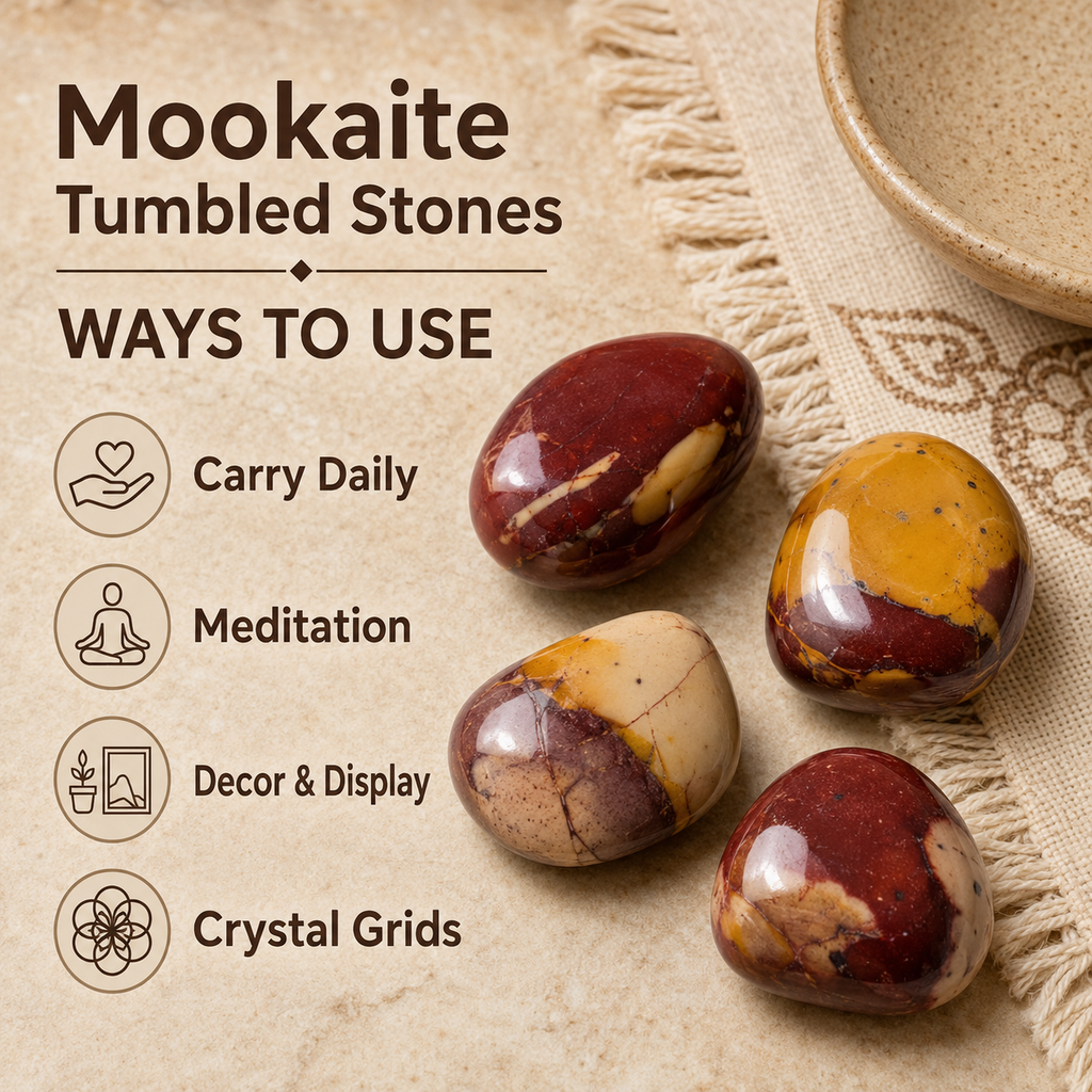 Mookaite Tumbled Crystals(Manifestation and Prosperity)