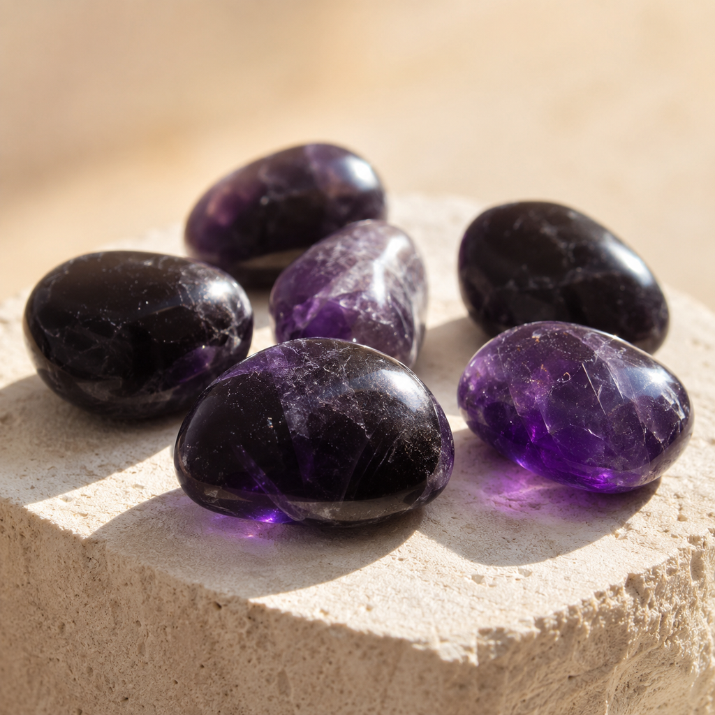 Amethyst Tumbled Crystals (Trust and Grace) | Tumbled Stones & Chips | Wiccan Center