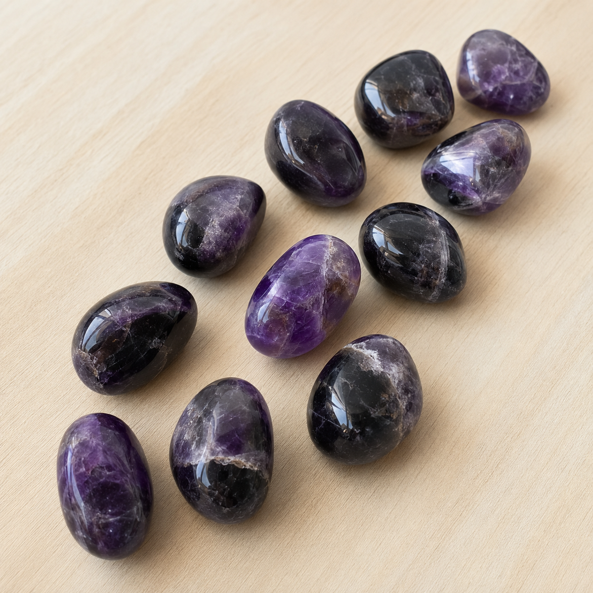 Amethyst Tumbled Crystals (Trust and Grace) | Tumbled Stones & Chips | Wiccan Center