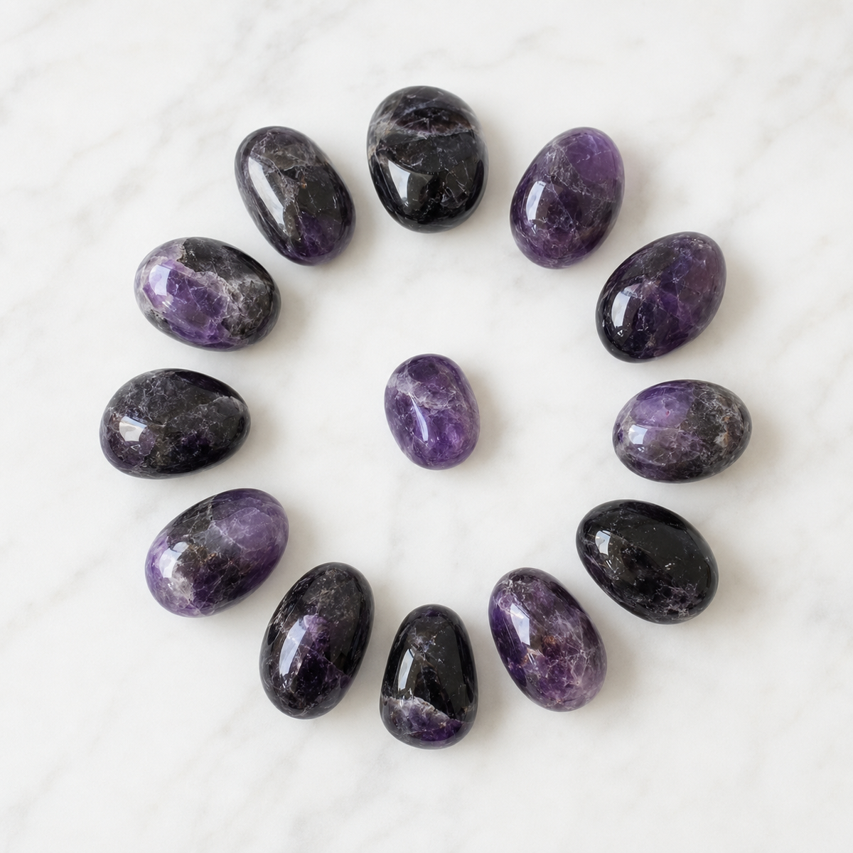 Amethyst Tumbled Crystals (Trust and Grace) | Tumbled Stones & Chips | Wiccan Center