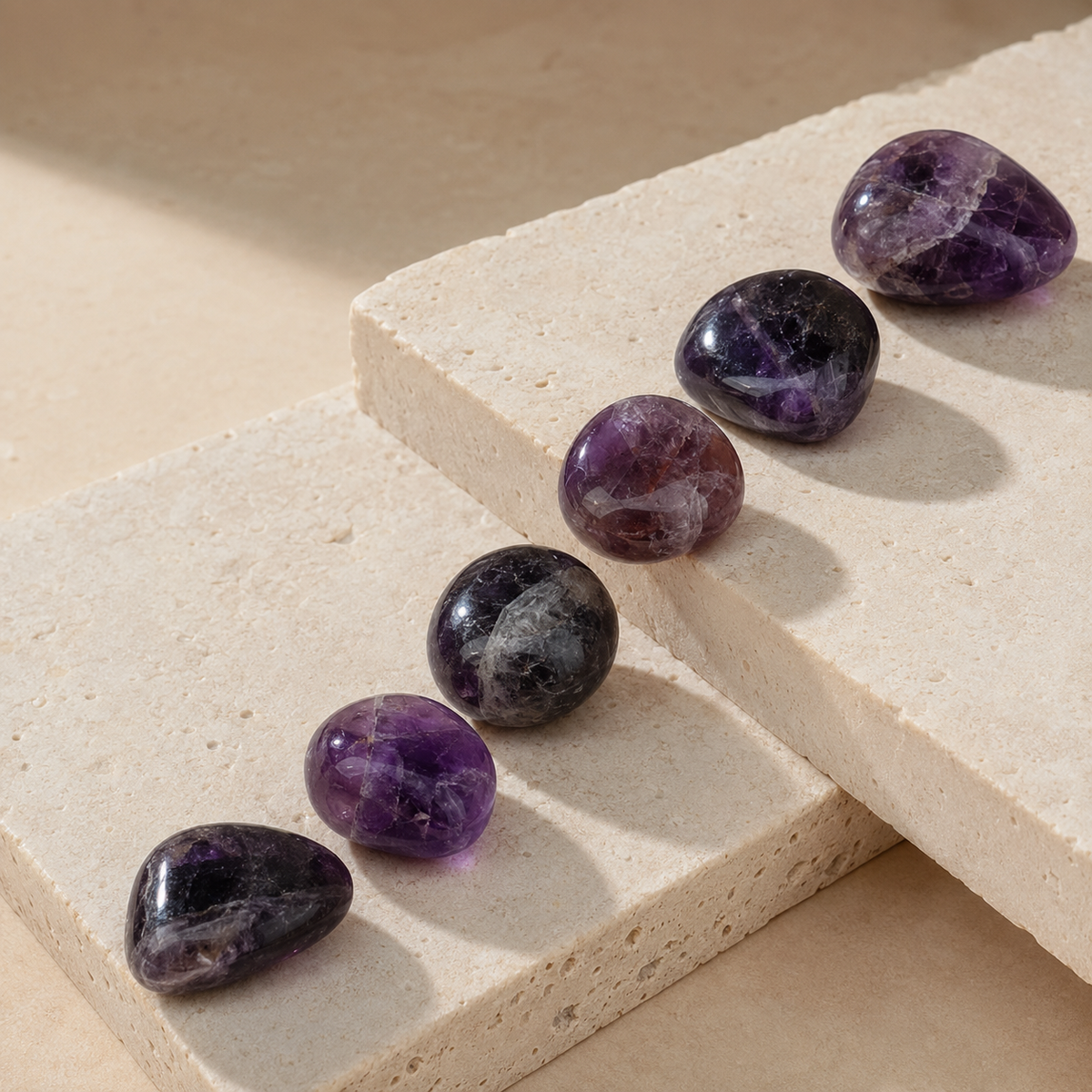 Amethyst Tumbled Crystals (Trust and Grace) | Tumbled Stones & Chips | Wiccan Center
