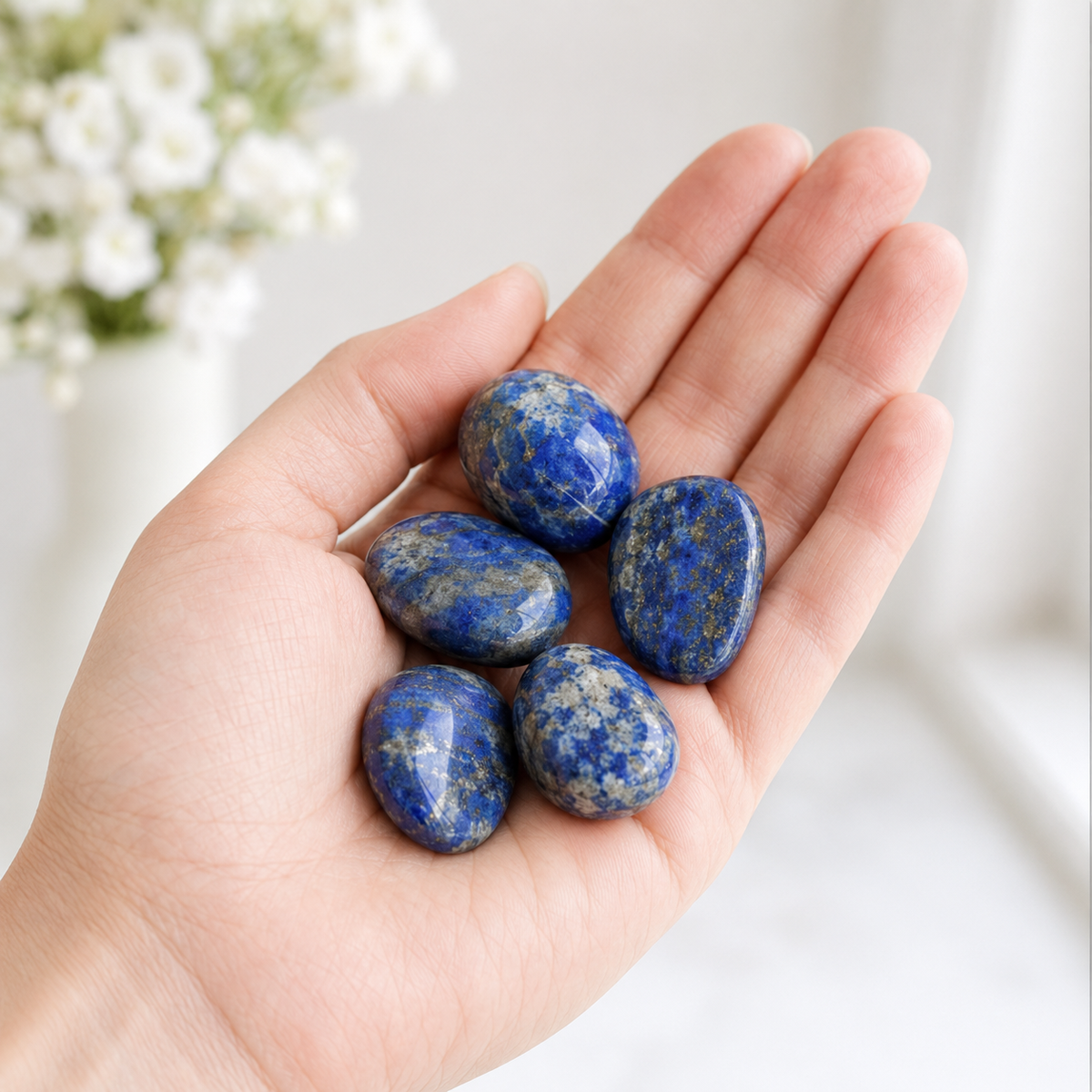 Lapis Lazuli Tumbled Crystals (Expansion and Insight)