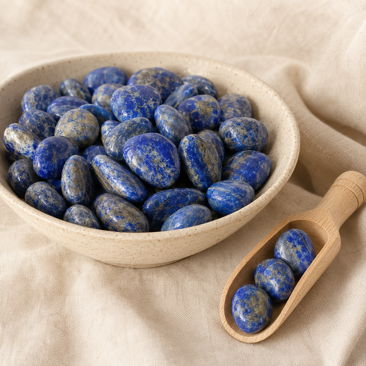 Lapis Lazuli Tumbled Crystals (Expansion and Insight)