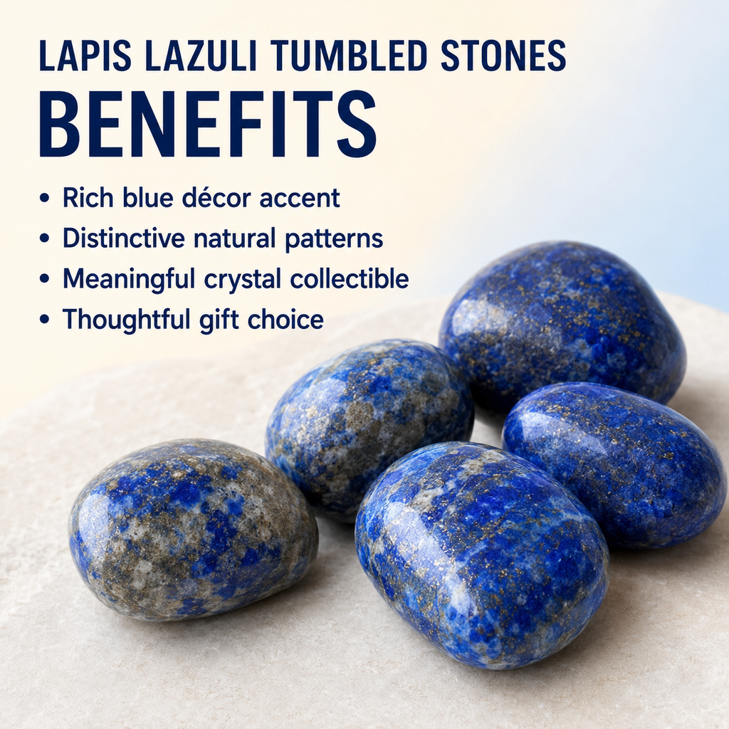 Lapis Lazuli Tumbled Crystals (Expansion and Insight)