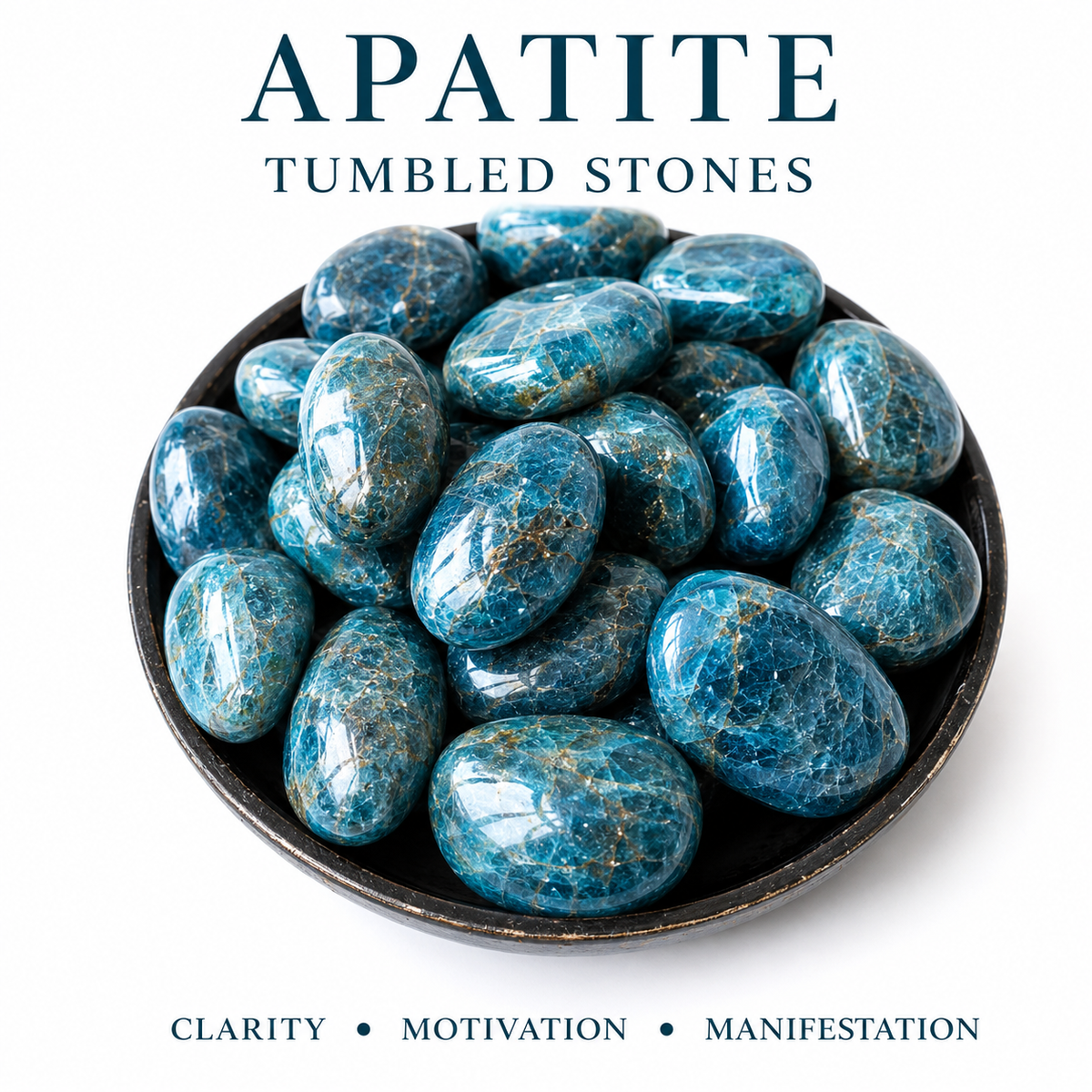 Apatite Tumbled Crystals (Psychic Abilities and Strength)