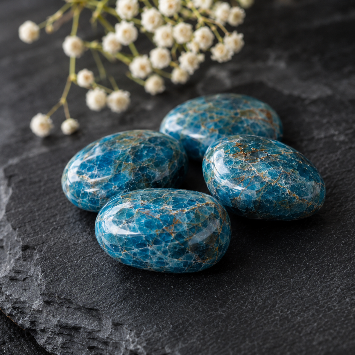 Apatite Tumbled Crystals (Psychic Abilities and Strength)