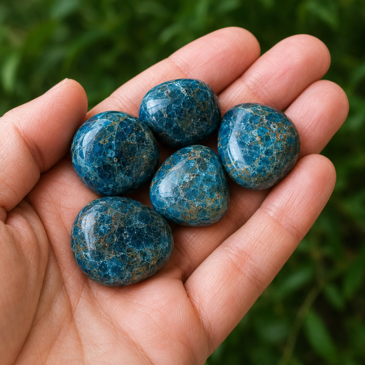 Apatite Tumbled Crystals (Psychic Abilities and Strength)