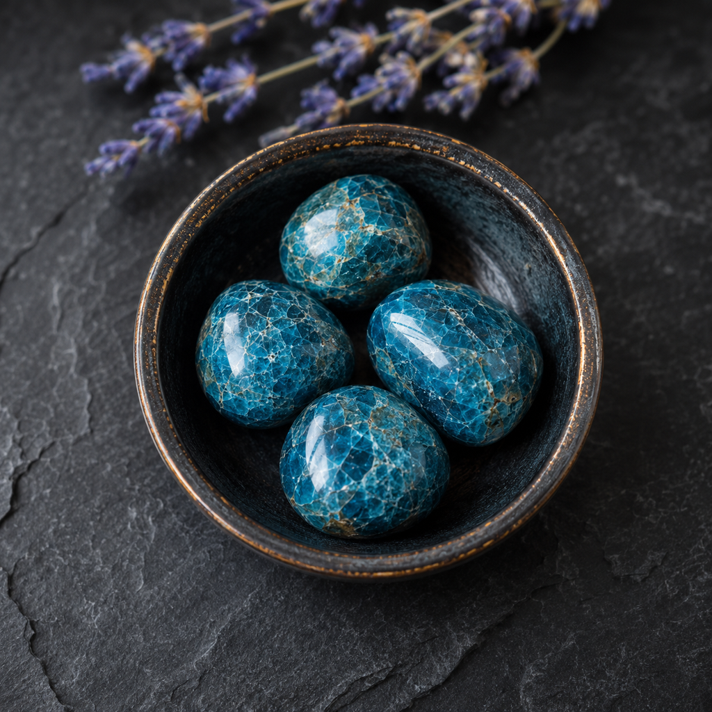 Apatite Tumbled Crystals (Psychic Abilities and Strength)