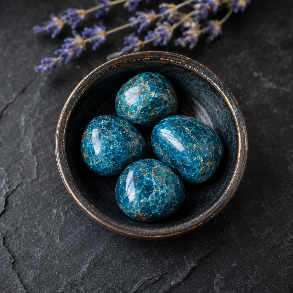 Apatite Tumbled Crystals (Psychic Abilities and Strength)
