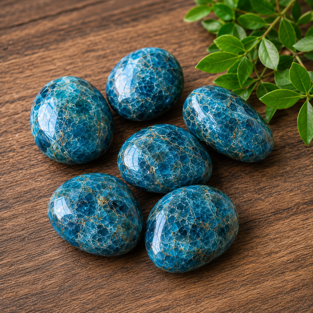 Apatite Tumbled Crystals (Psychic Abilities and Strength)