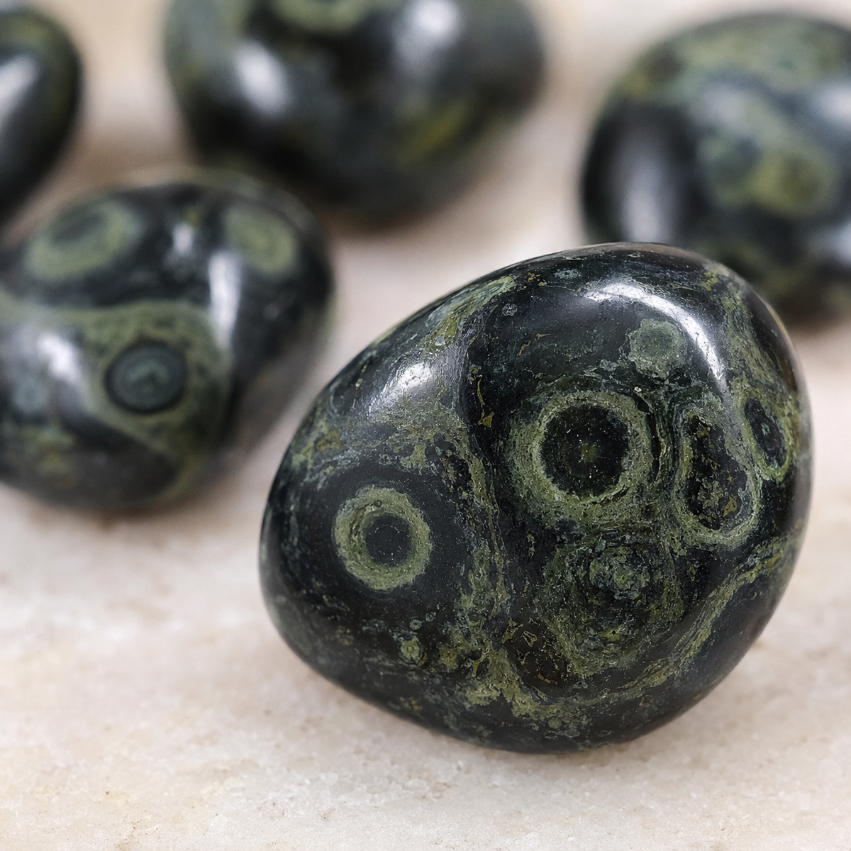 Kambaba Jasper Tumbled Crystals (Growth and Self Discovery)