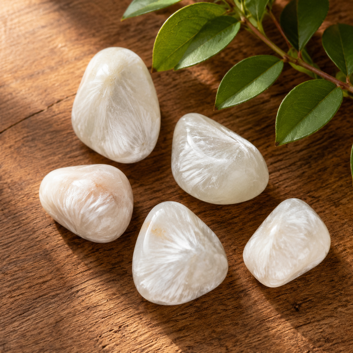 Scolecite Tumbled Crystals (Expanded Awareness and Intuition) | Tumbled Stones & Chips | Wiccan Center