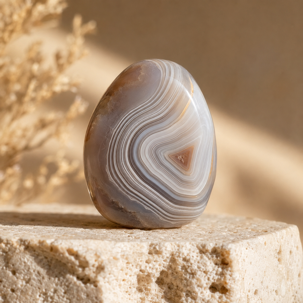Botswana Agate Tumbled Crystals (Transformation and Angelic Communication)