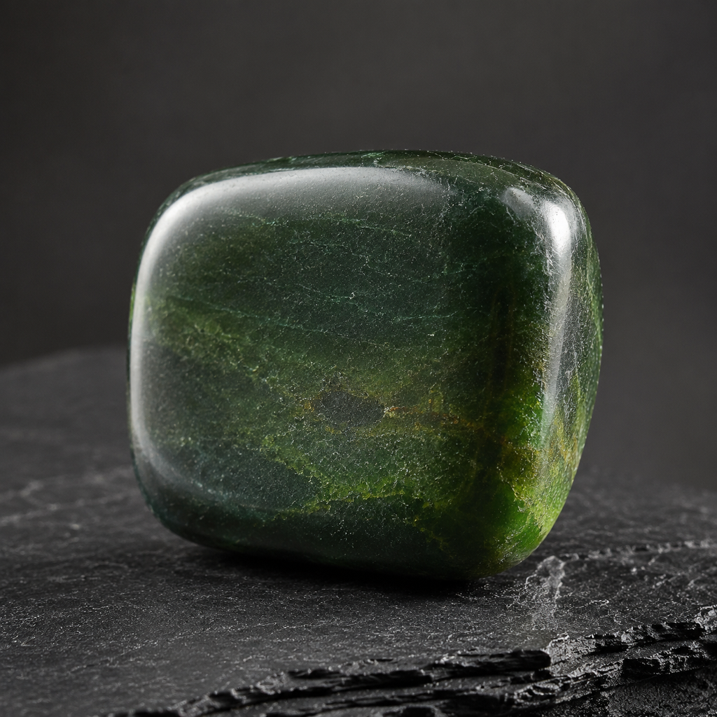 Green Jade Tumbled Crystals (Wisdom and Balance)