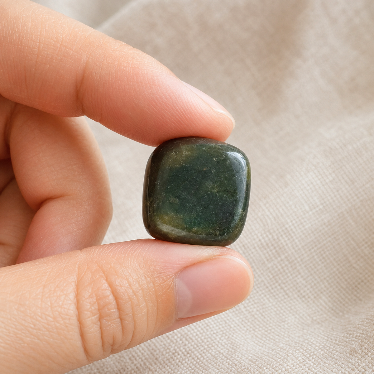 Green Jade Tumbled Crystals (Wisdom and Balance)