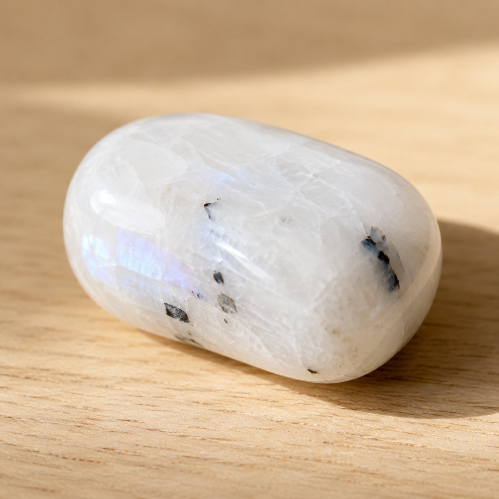Rainbow Moonstone Tumbled Crystals For Psychic Abilities and Angelic Communication