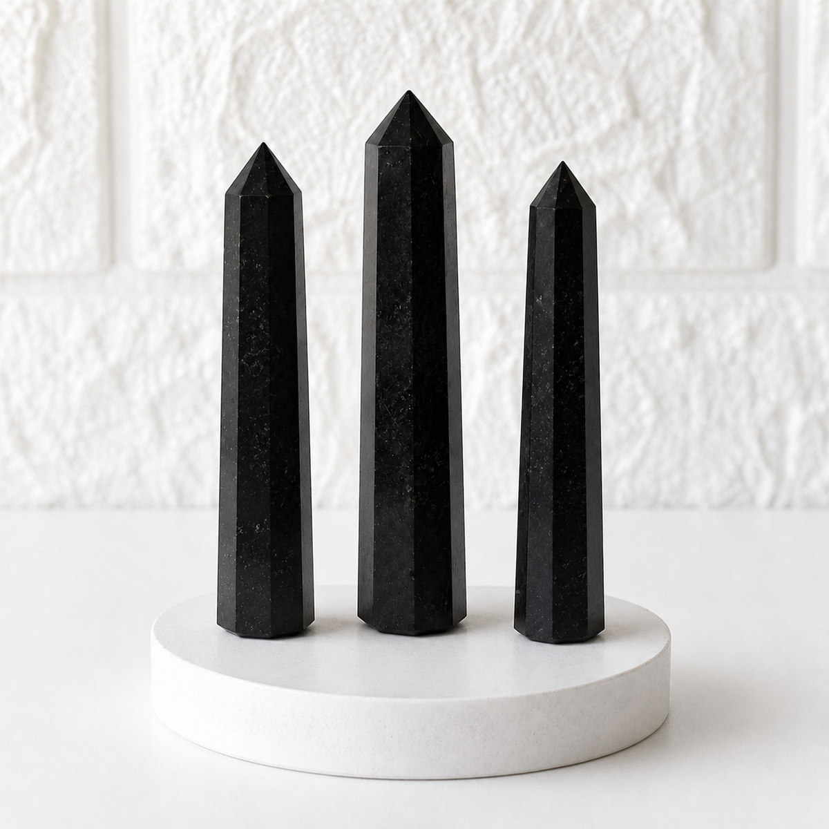 Black Tourmaline Tower Point (Balance and Security)