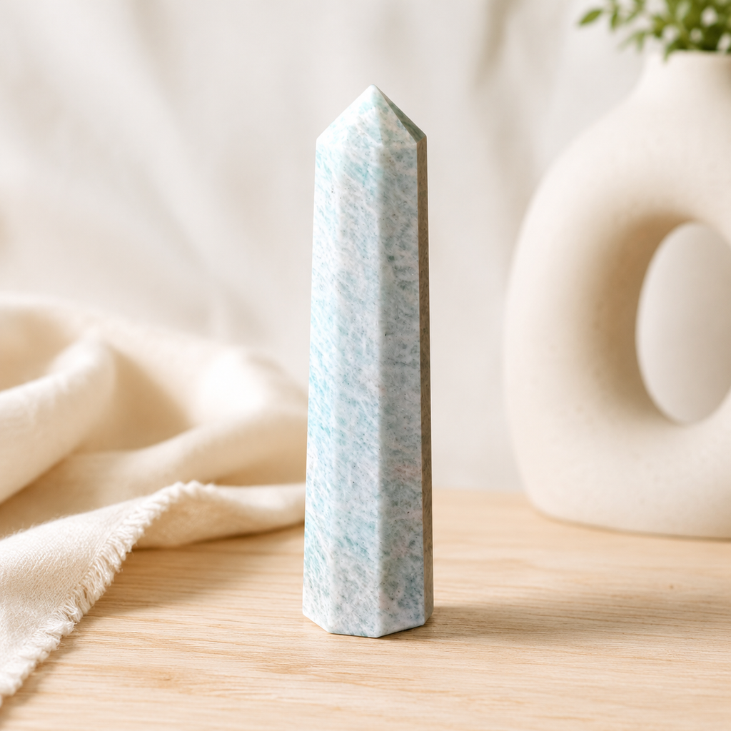Amazonite Tower Point (Anxiety and Clarity)