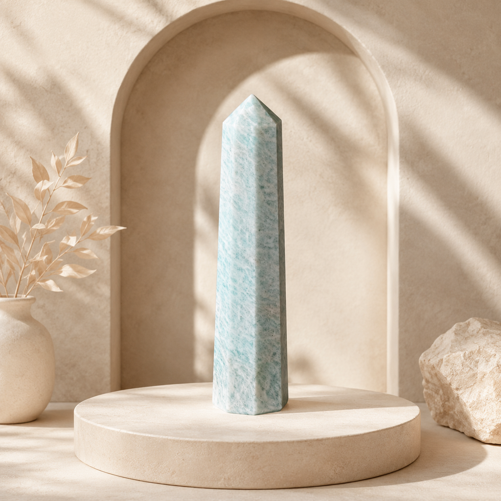 Amazonite Tower Point (Anxiety and Clarity)