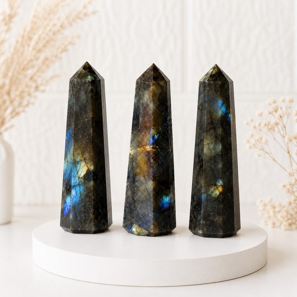 Labradorite Tower Point ( Intuition and Spiritual Enlightenment)