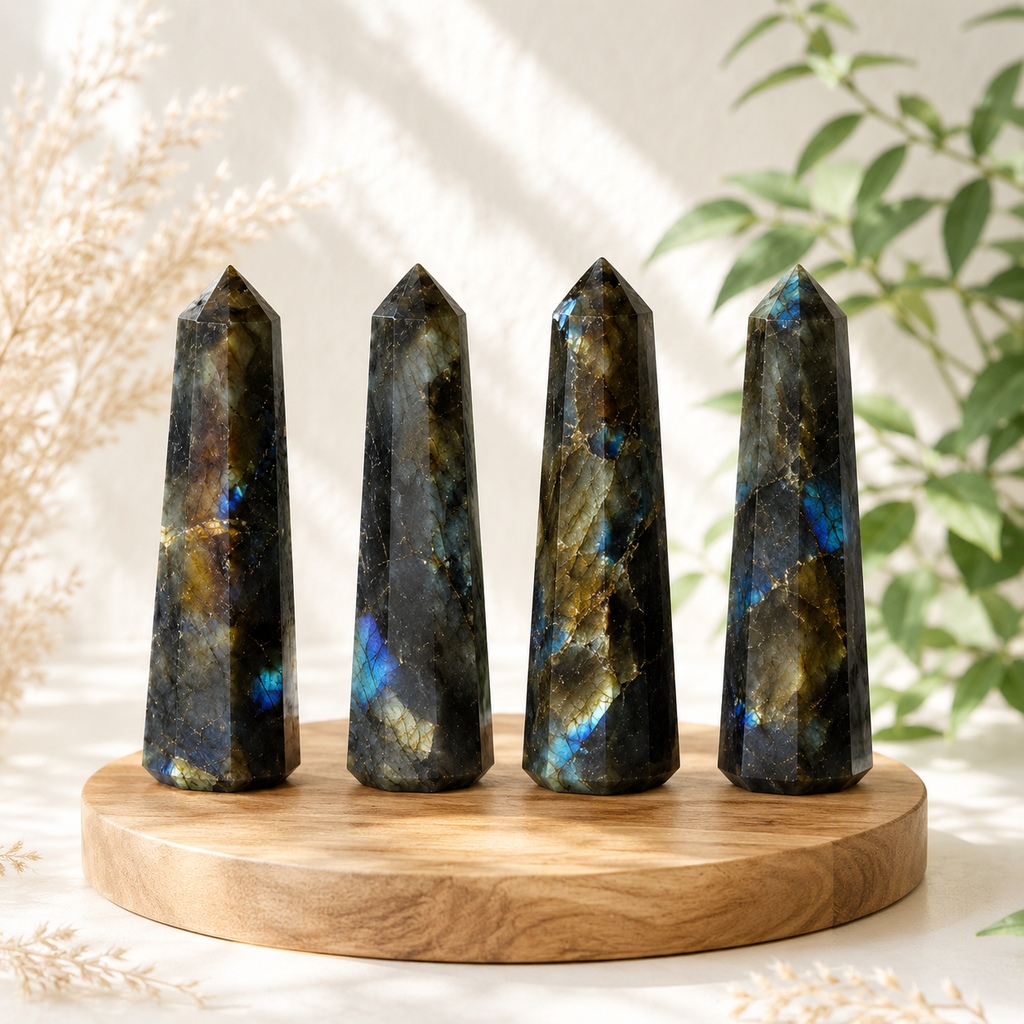 Labradorite Tower Point ( Intuition and Spiritual Enlightenment)