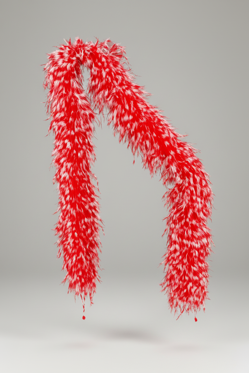 2M Tie-Dye Ostrich Feather Boa Shawl