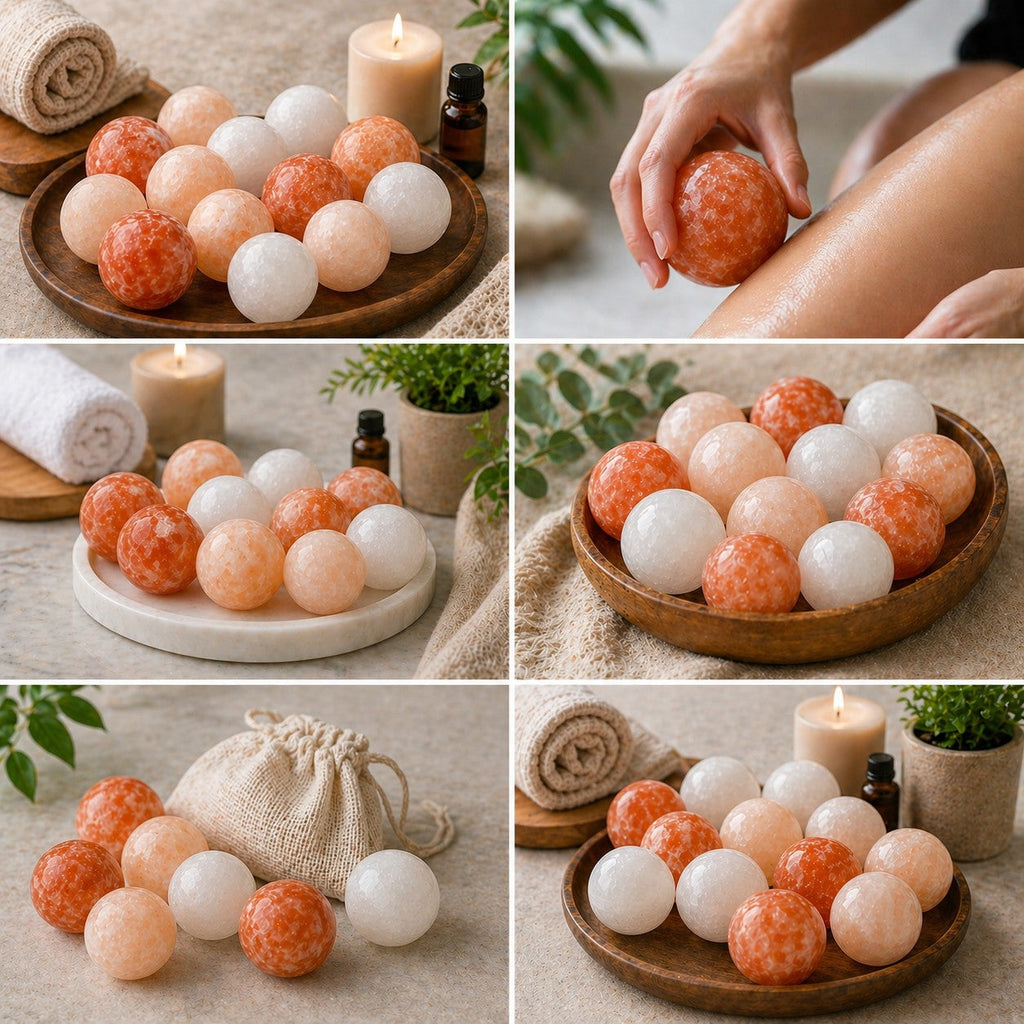 Himalayan Salt Massage Balls (10 Pack) | Personal Care | Wiccan Center