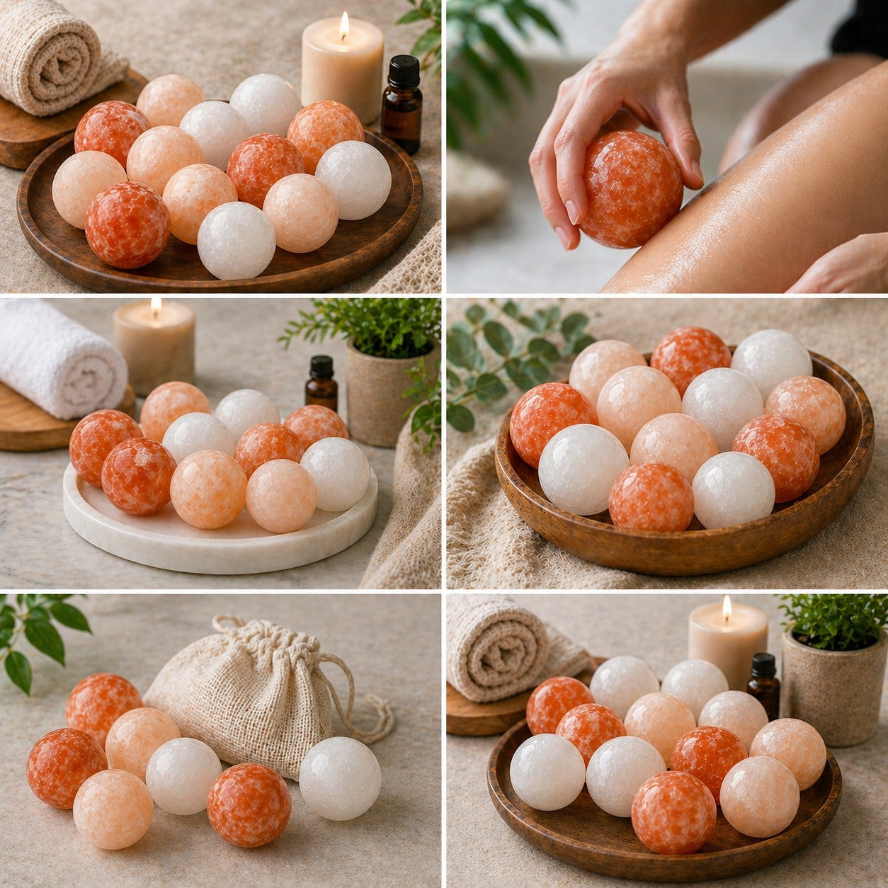 Himalayan Salt Massage Balls (10 Pack) | Personal Care | Wiccan Center