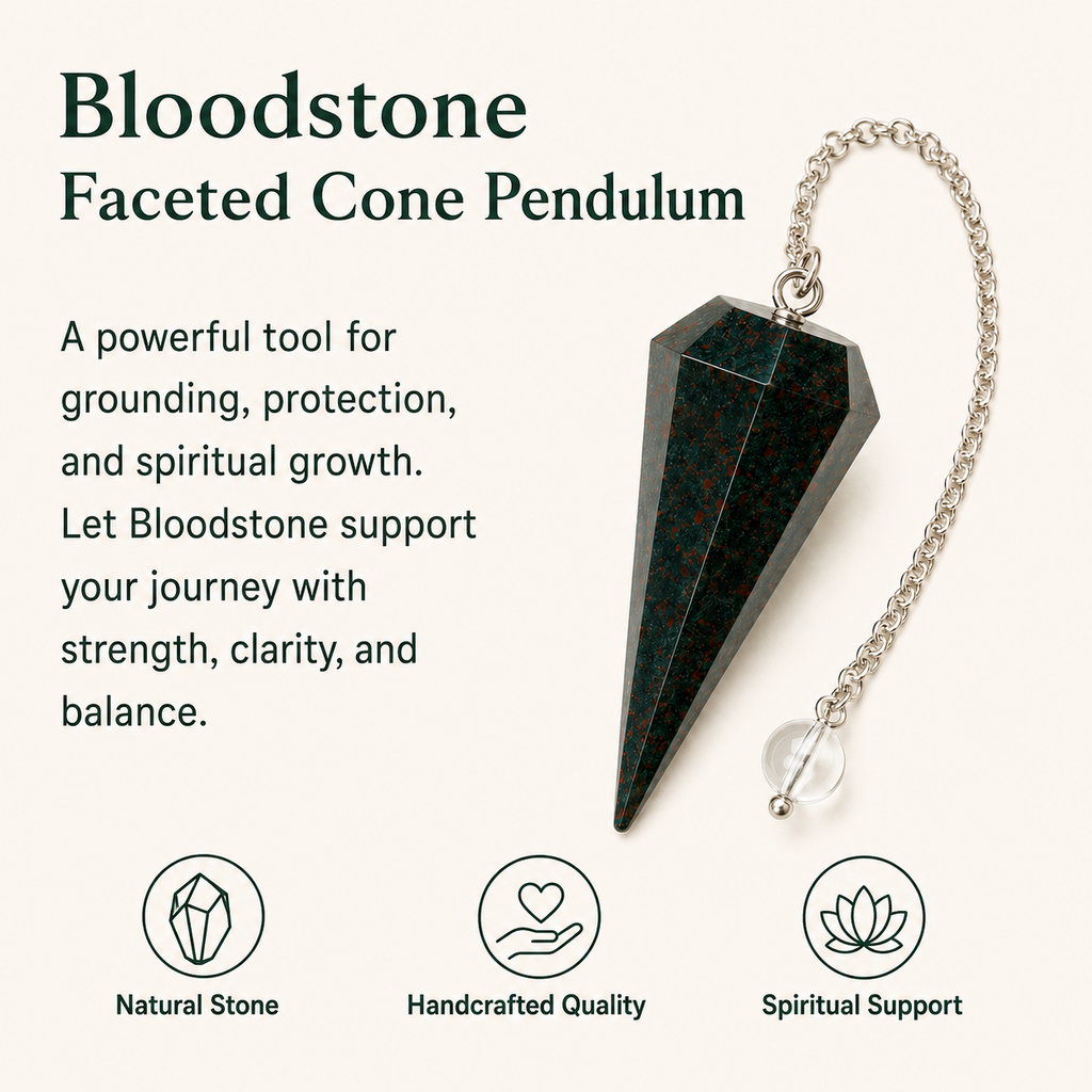 Bloodstone Pendulum (Protection and Strength)