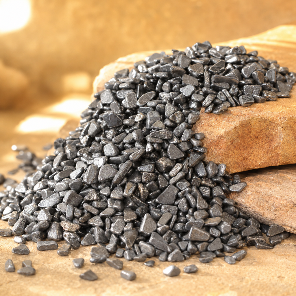 Raw Pyrite Crystal Chips.