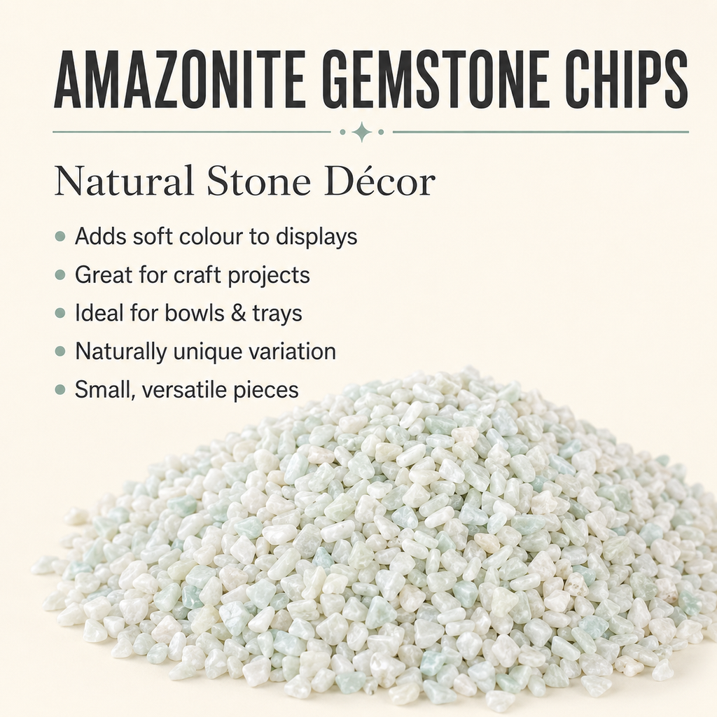 Amazonite Gemstone Chips (Money, Luck and Overall Success)