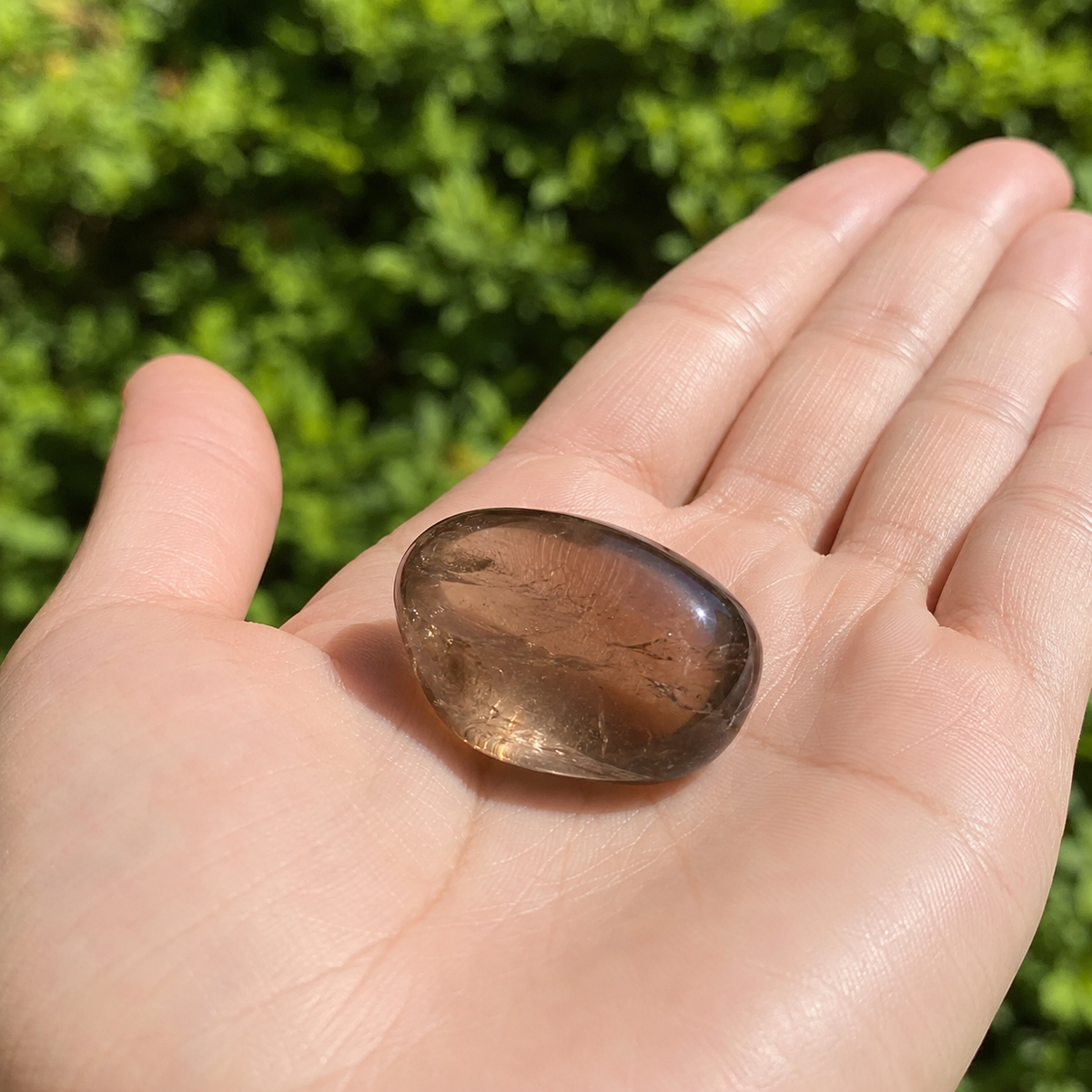 light Smokey Quartz Tumbled Crystals(Sense of Purpose and Purification) | Tumbled Stones & Chips | Wiccan Center