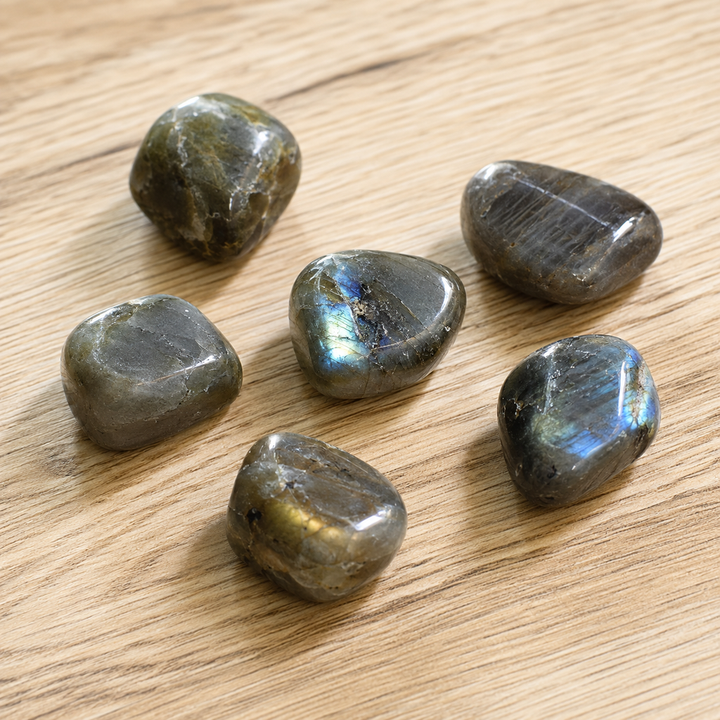 Labradorite Tumbled Crystals (Transformation and Connection With Nature)