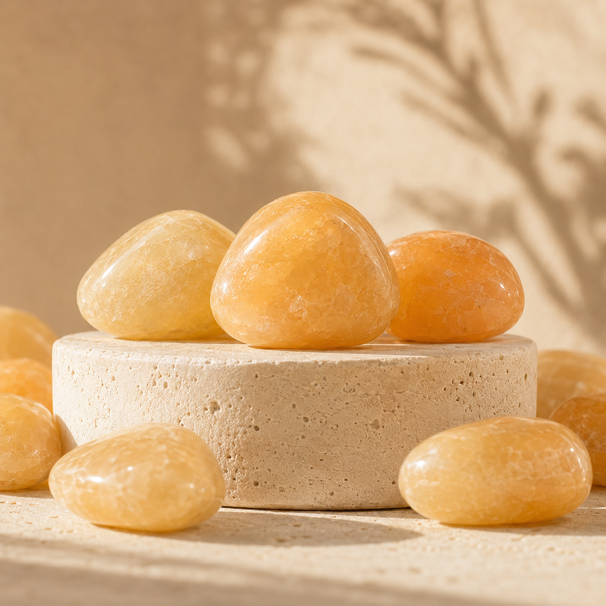 Aragonite Tumbled Crystals (Boosts Self-Confidence and Feelings of Self-Worth) | Tumbled Stones & Chips | Wiccan Center