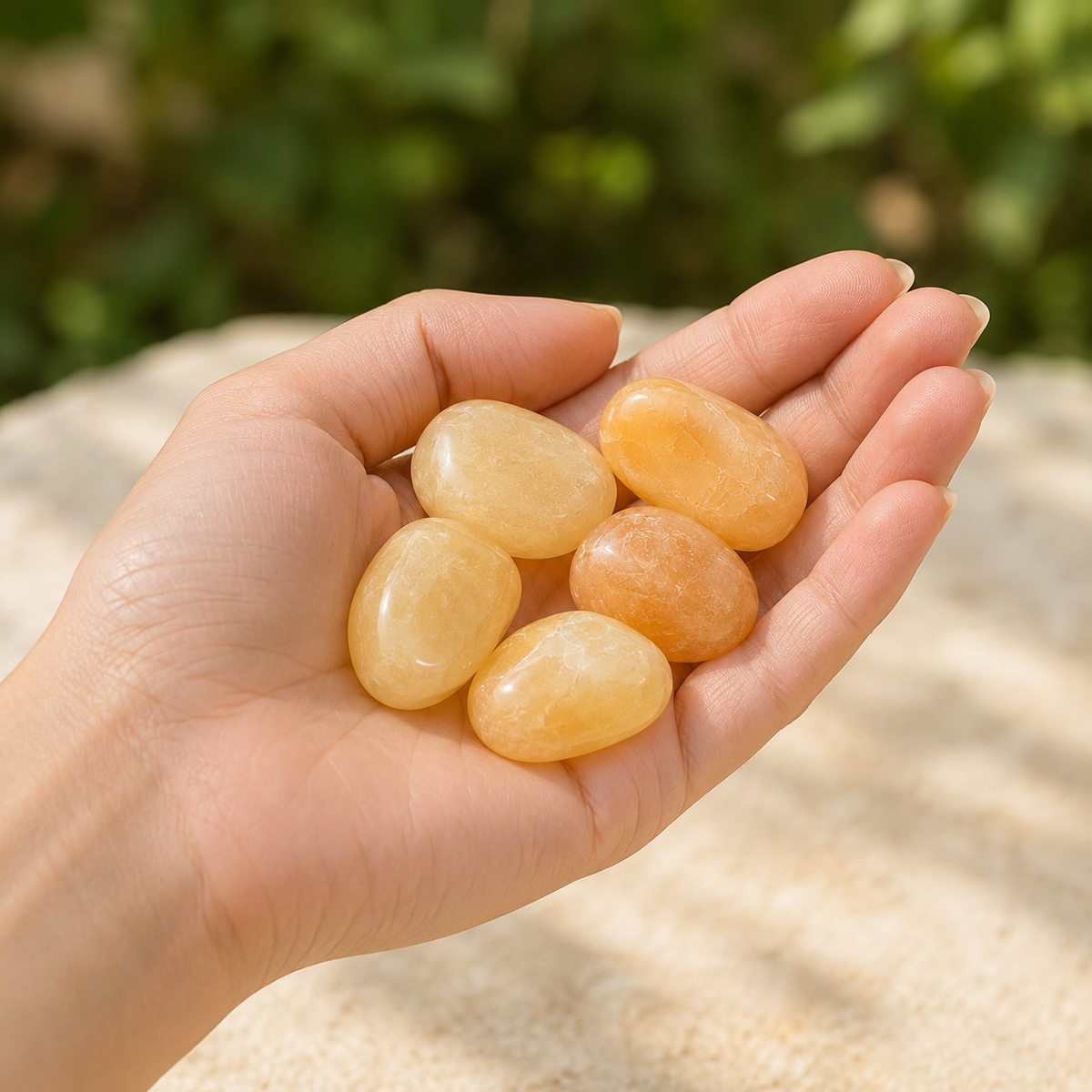 Aragonite Tumbled Crystals (Boosts Self-Confidence and Feelings of Self-Worth) | Tumbled Stones & Chips | Wiccan Center