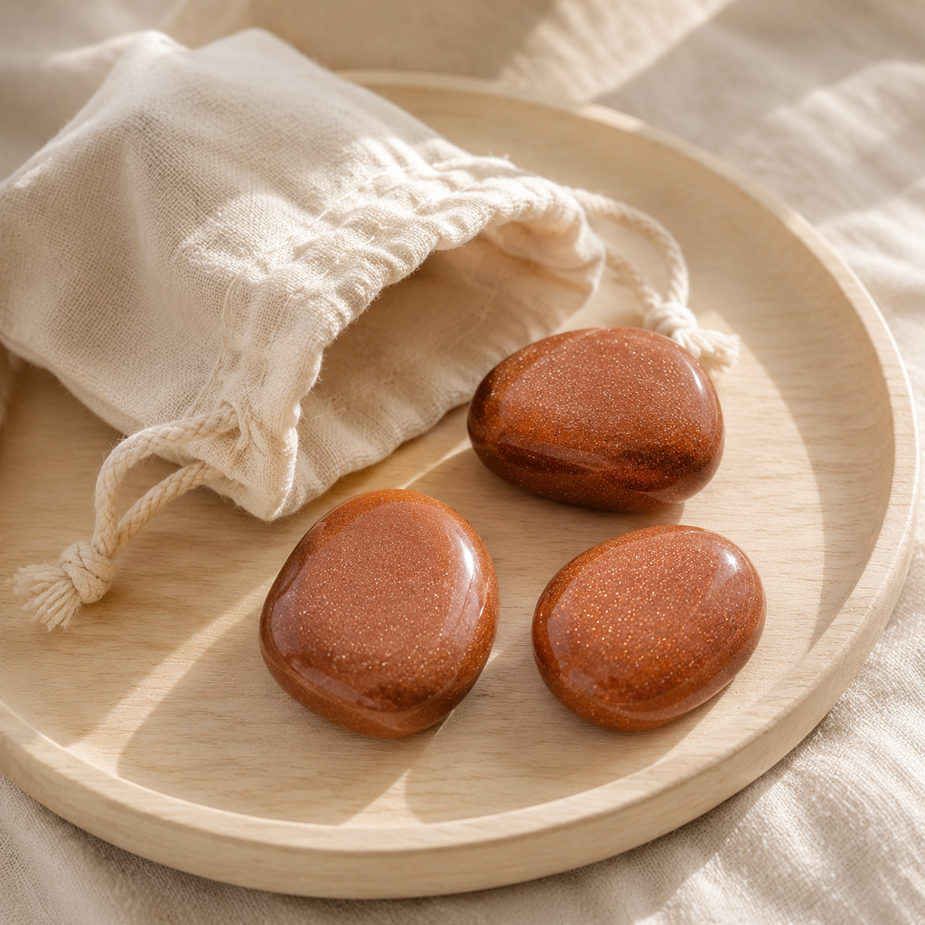 Red Sandstone Tumbled Crystals (truth and clarity)