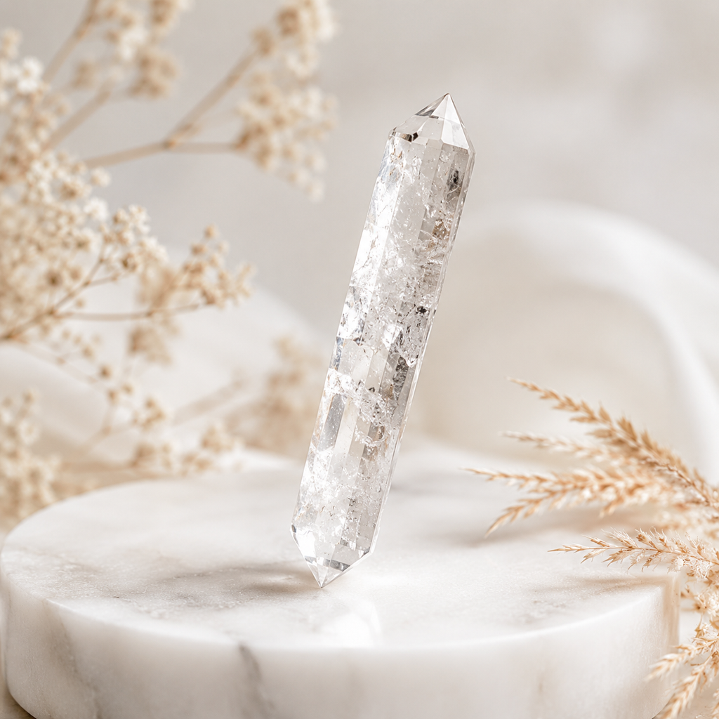 Crystal Quartz Point Pencils ( Mental Clarity and Emotional Stability) | Obelisks & Pencils | Wiccan Center