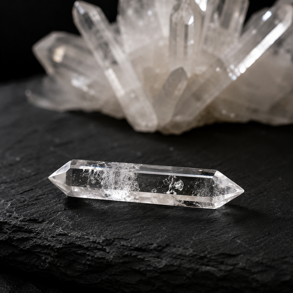 Crystal Quartz Point Pencils ( Mental Clarity and Emotional Stability) | Obelisks & Pencils | Wiccan Center