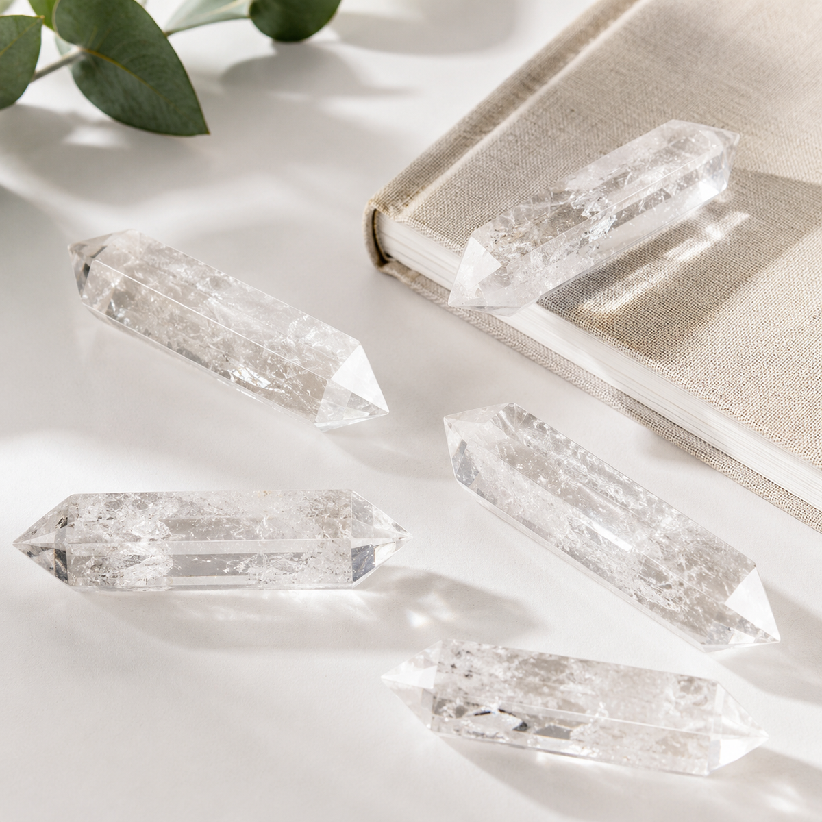Crystal Quartz Point Pencils ( Mental Clarity and Emotional Stability) | Obelisks & Pencils | Wiccan Center