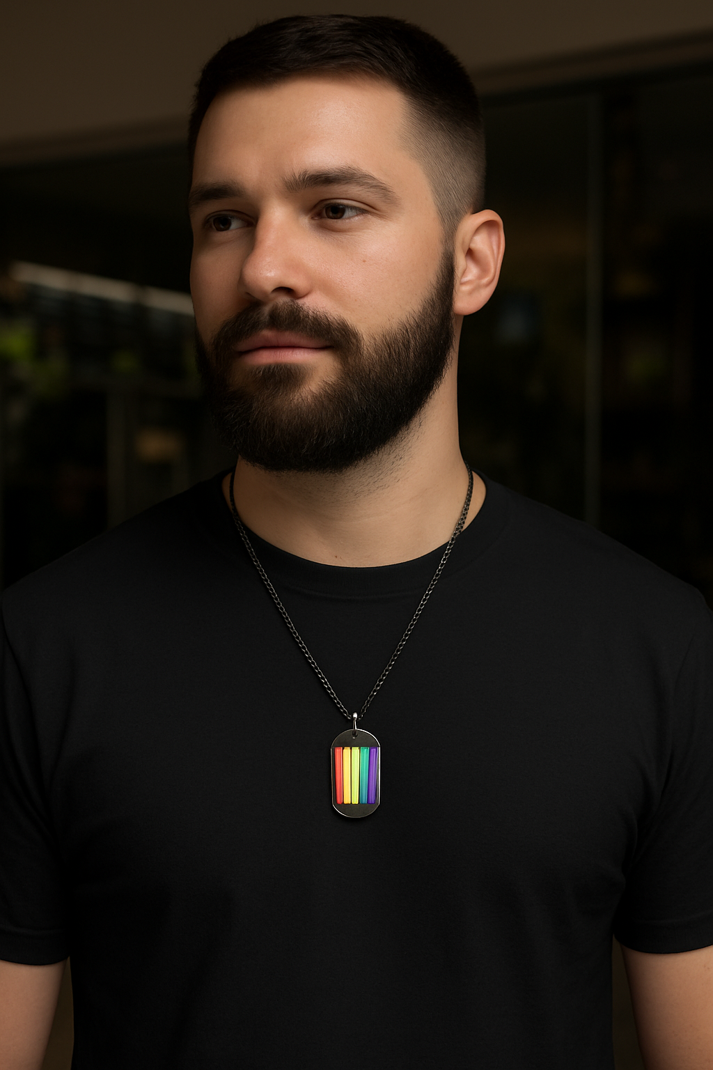 Bold Pride Dog Tag Necklace Collection – 3 Unique Styles | | Wiccan Center