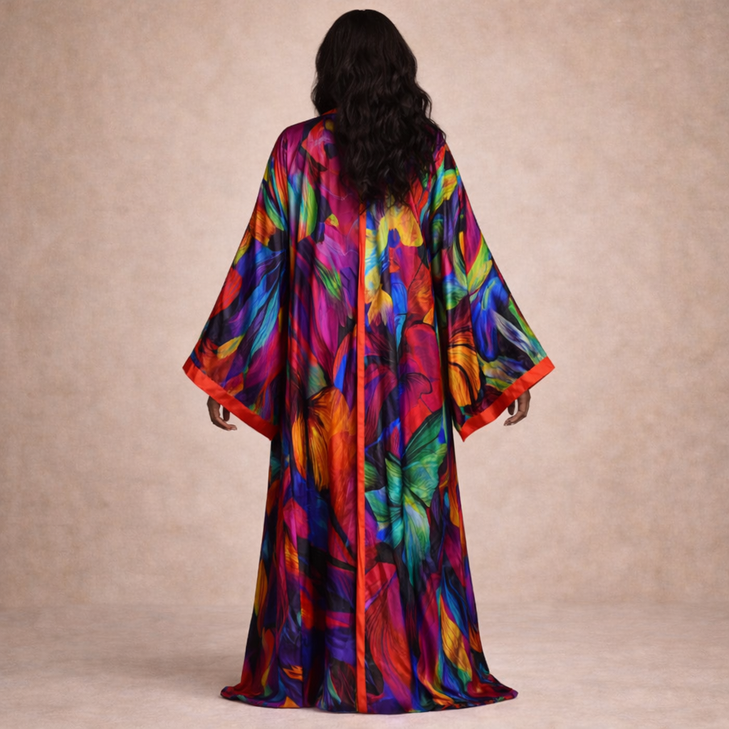 Color Blossom Kimono