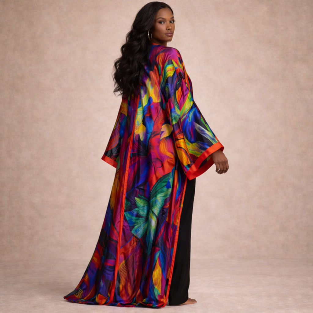 Color Blossom Kimono